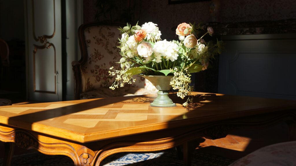 The Flowers on the Kitchen Table